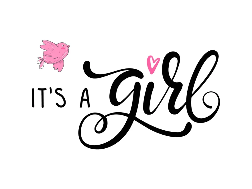 Its A Girl Printable Etsy Australia