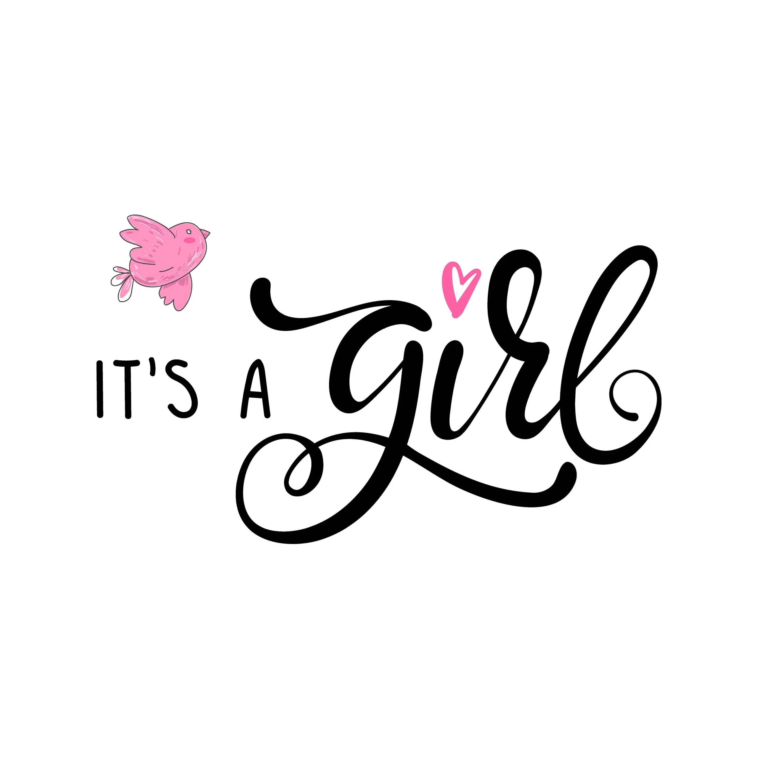Its A Girl Printable Etsy Australia