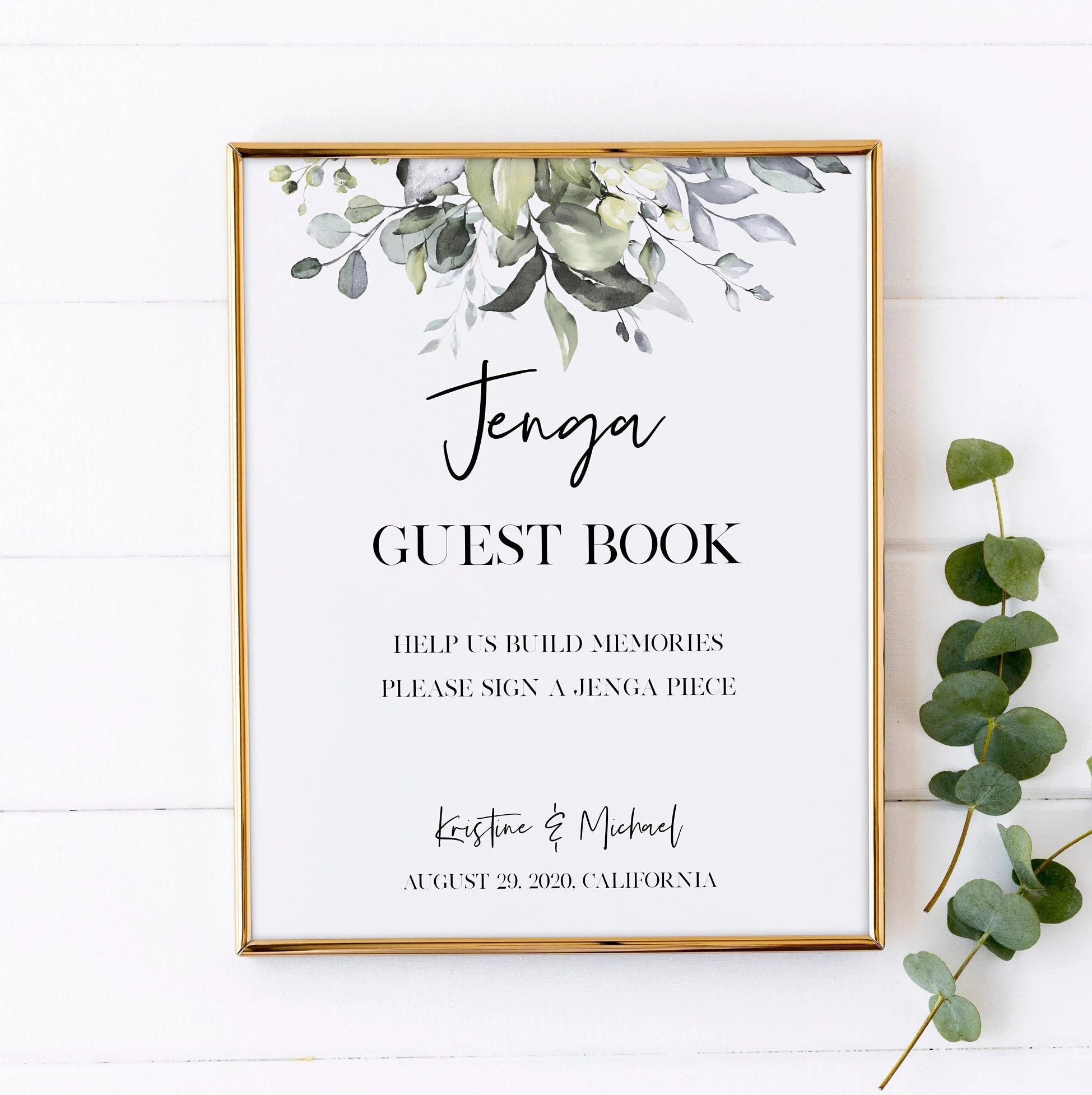 Jenga Guestbook Sign Guest Book Sign Template Wedding Sign Build Memories Sign A Jenga Piece Instant Download Printable Sign 0176 023 Etsy