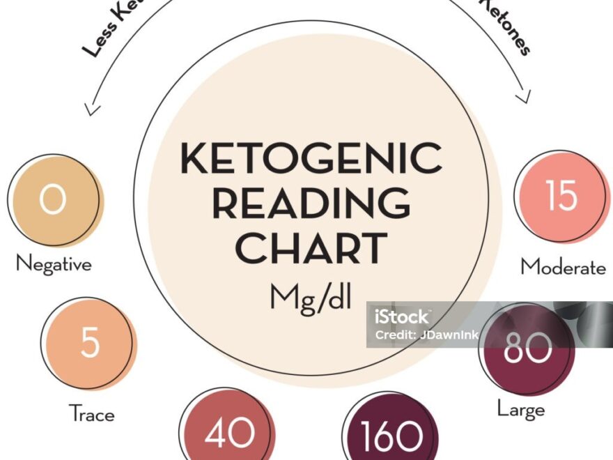 Ketogenic Reading Infographic Chart Showing Color Coding For Ketone Level Test Stock Illustration Download Image Now IStock