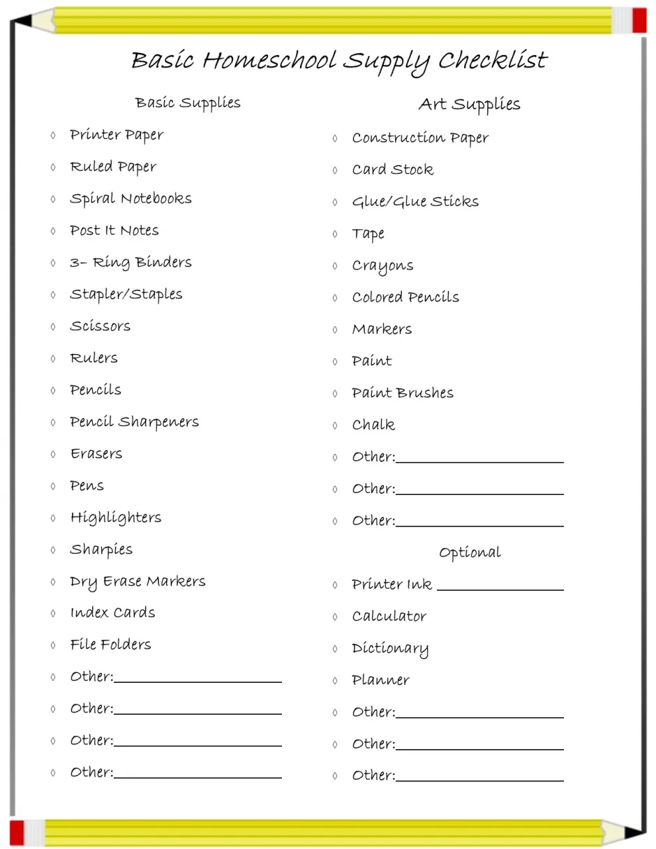 Kirby s Kids Our Favorite Homeschool Supplies And Printable Checklist Pollywog s Place Blog Kirby s Kids Our Favorite Homeschool Supplies And Printable Checklist Pollywog s Place Blog