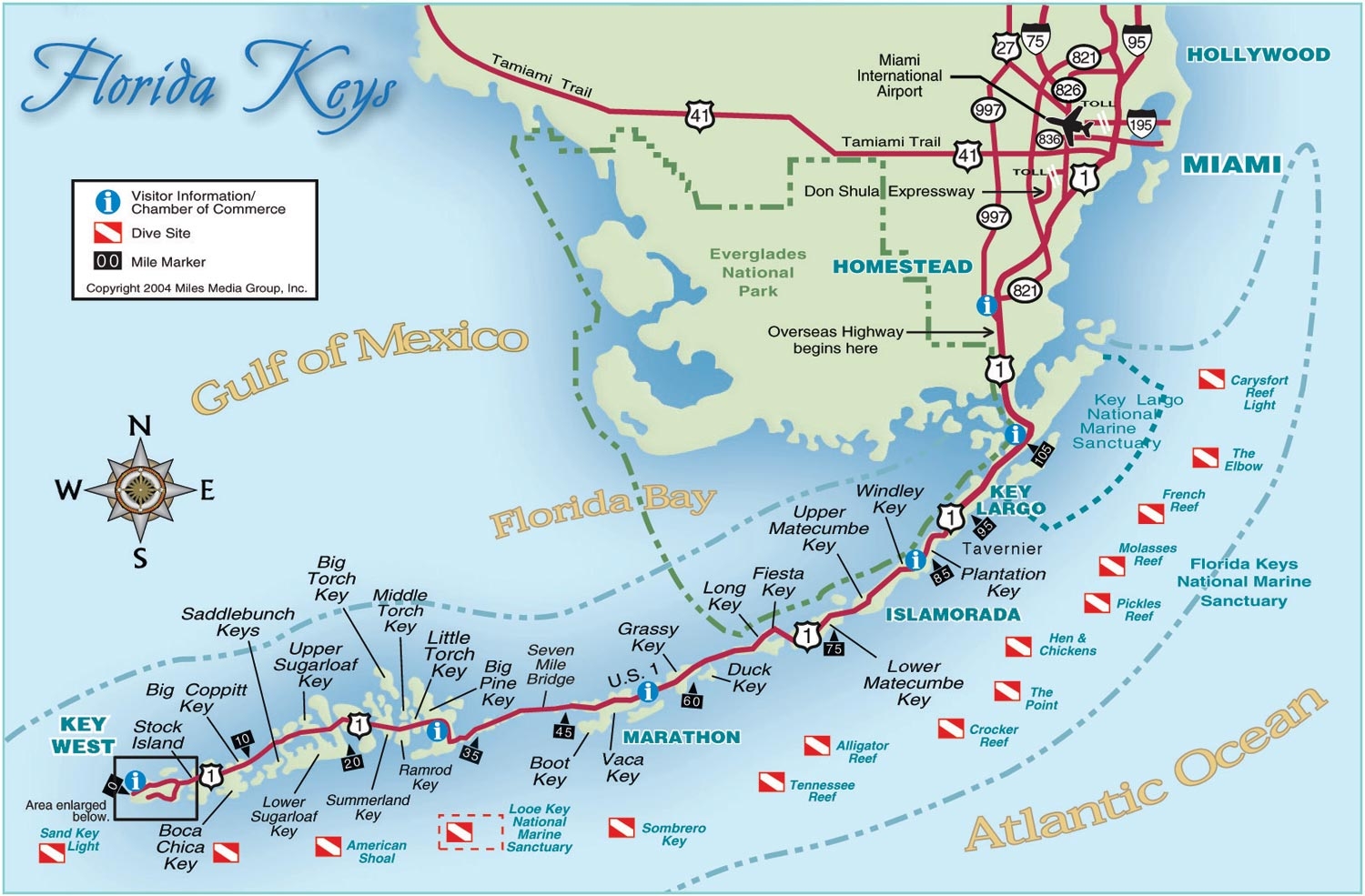 Free Printable Chart Florida Keys