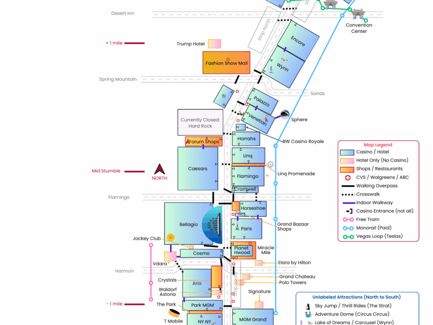Las Vegas Strip Maps Updated Feb 2025 R vegas