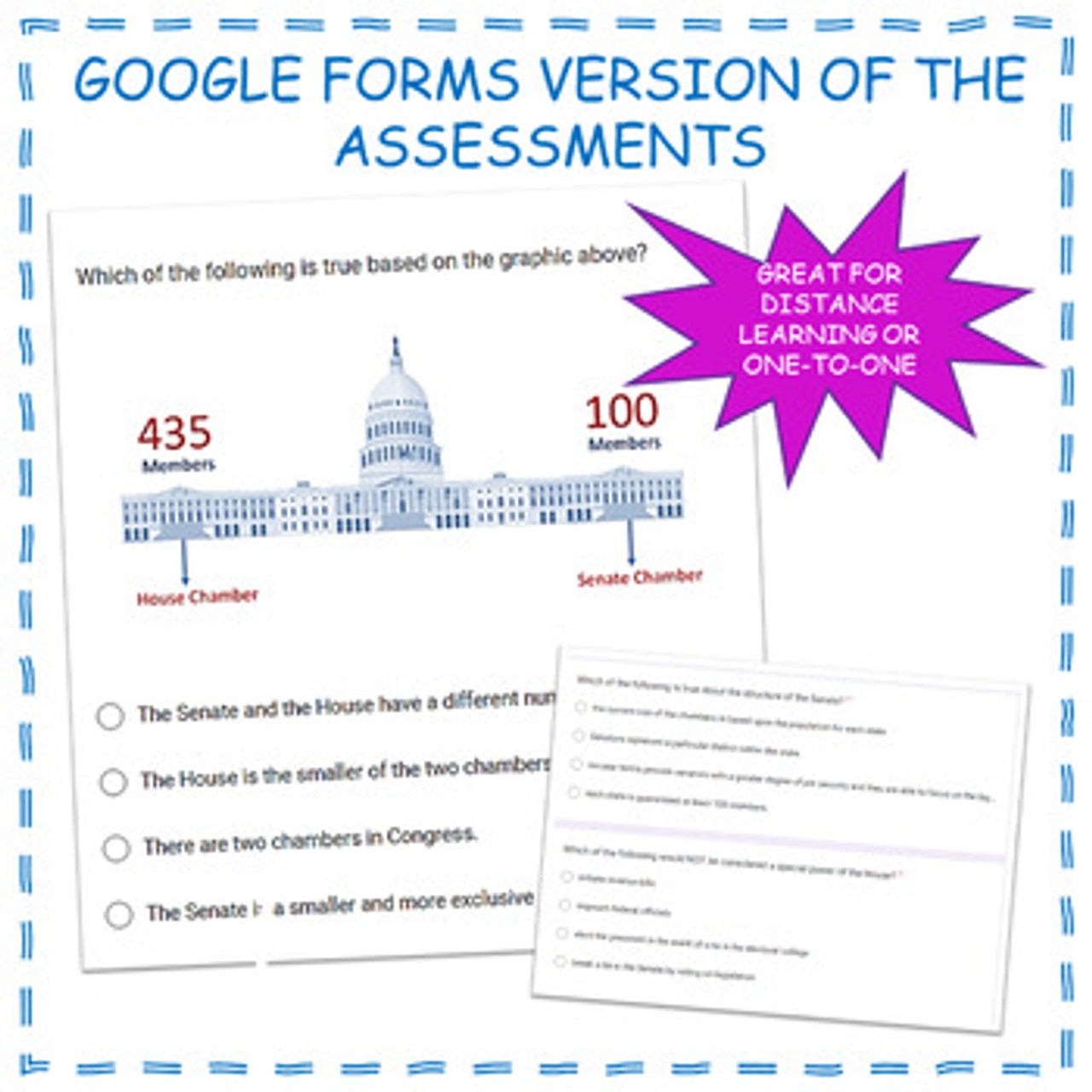 Legislative Branch And Congress Multiple Choice Short Answer Test Am Government Amped Up Learning