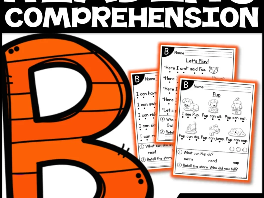 Level B Reading Comprehension Passages And Questions A Teachable Teacher