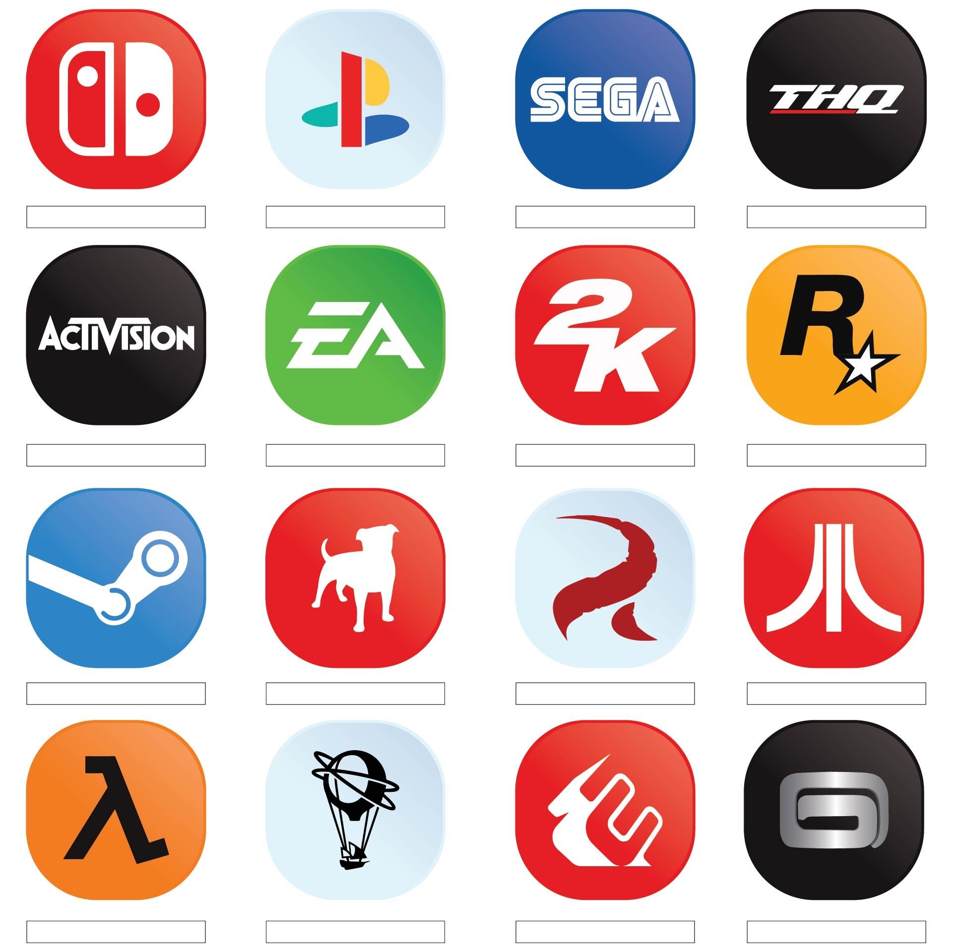 Printable Guess The Logo Quiz