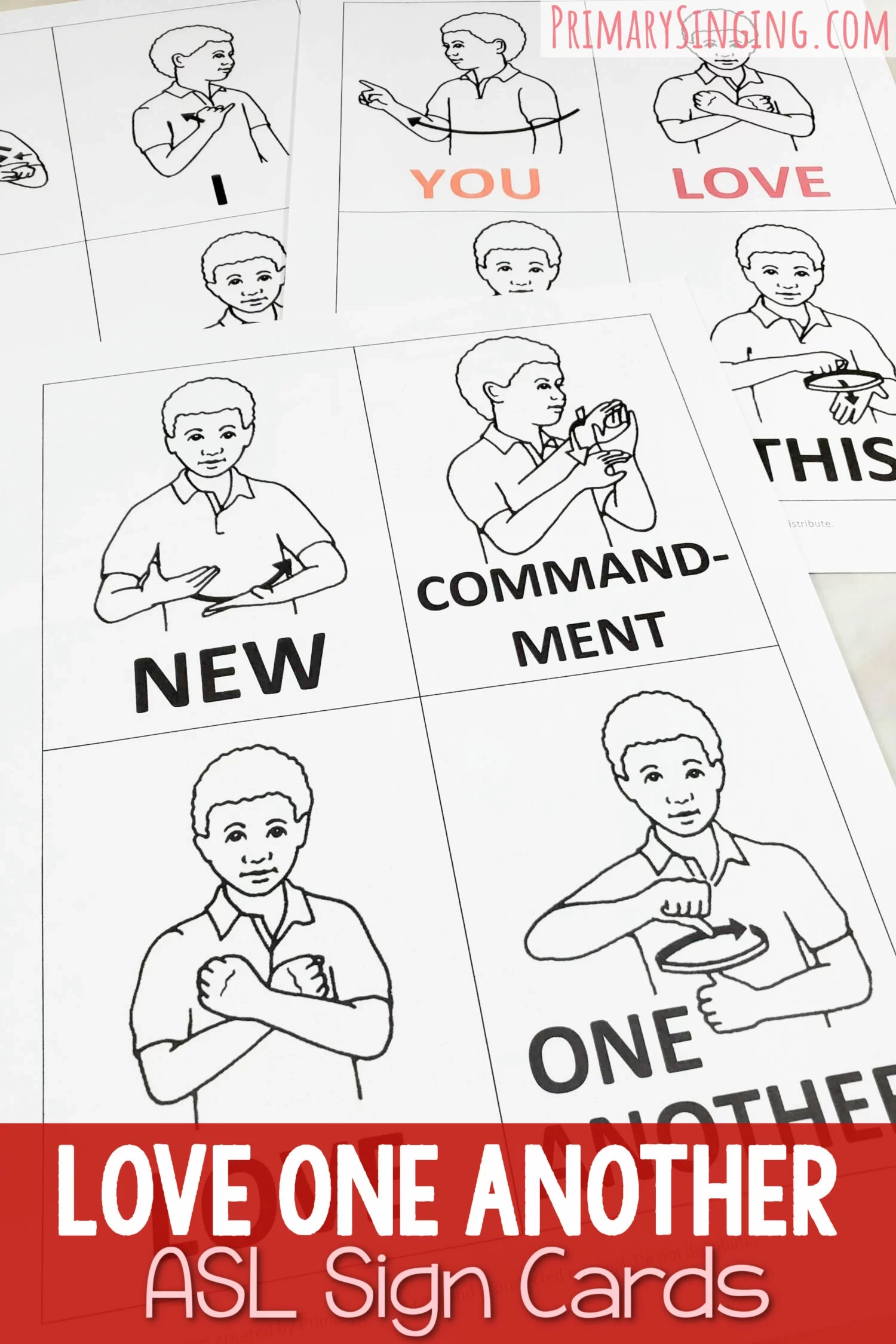 Lords Prayer In Sign Language Printable