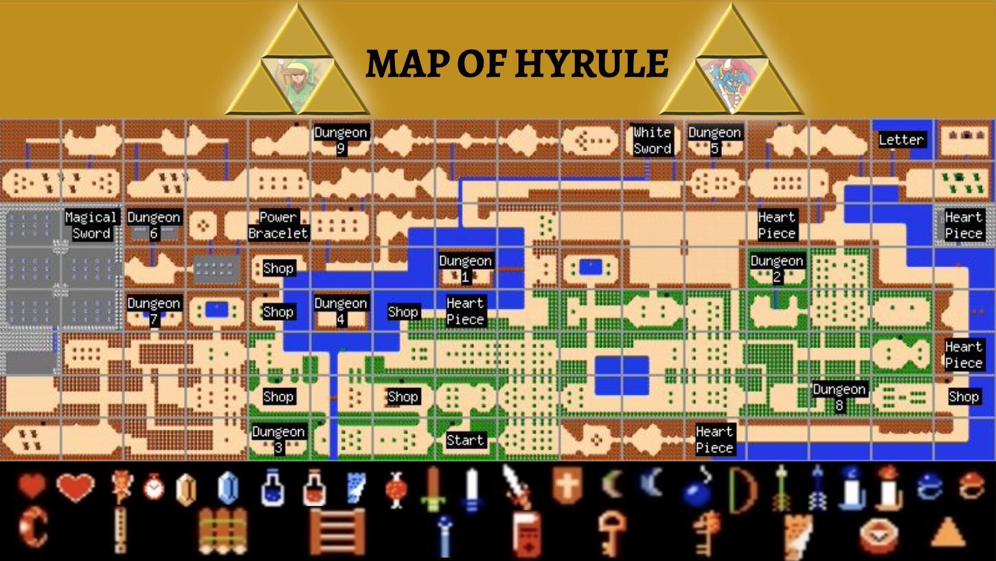 Printable Original Zelda Guide