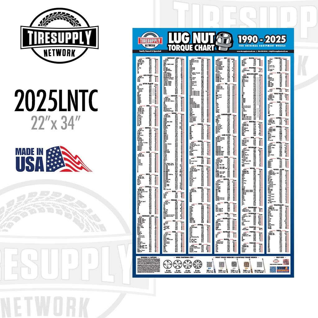 Lug Nut Torque Chart 2025 2024 Versions LNTC 2 TSN Tire Supply Network Lug Nut Torque Chart 2025 2024 Versions LNTC 2 TSN Tire Supply Network