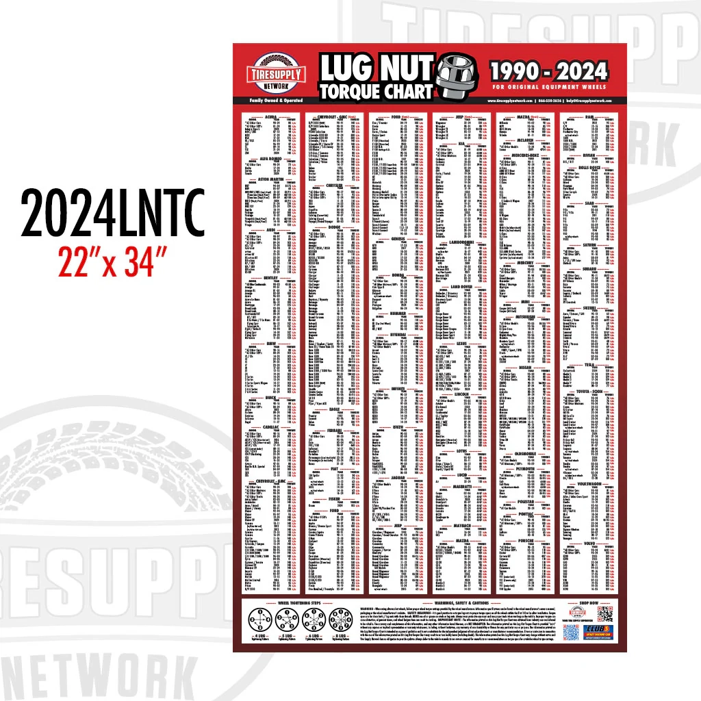 Lug Nut Torque Chart 2025 2024 Versions LNTC 2 TSN Tire Supply Network Lug Nut Torque Chart 2025 2024 Versions LNTC 2 TSN Tire Supply Network