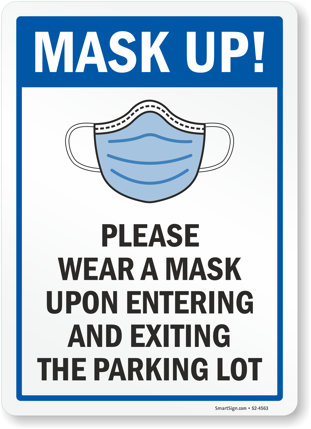 Mask Up Sign Printable