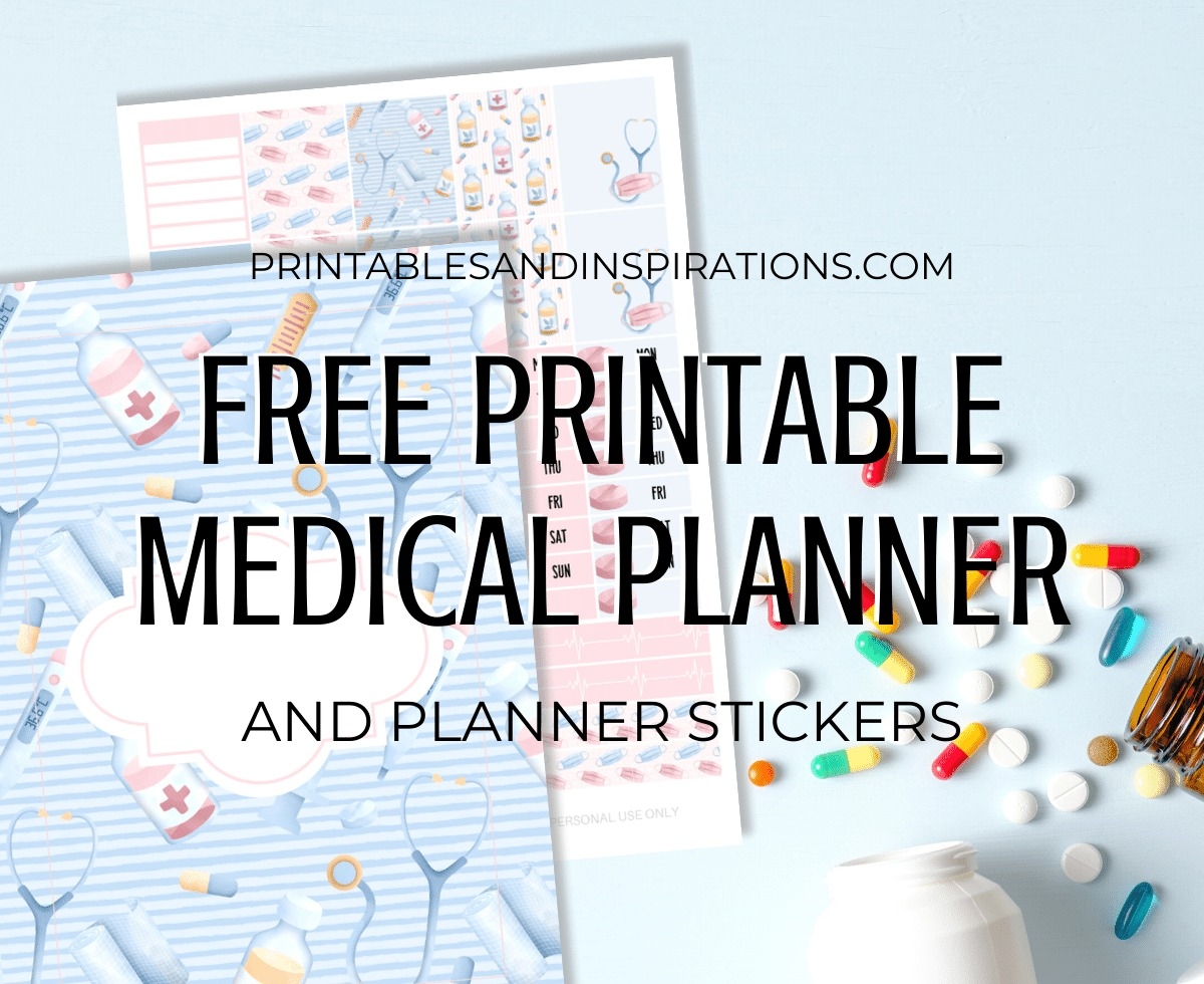 Free Printable Medical Info For Planner