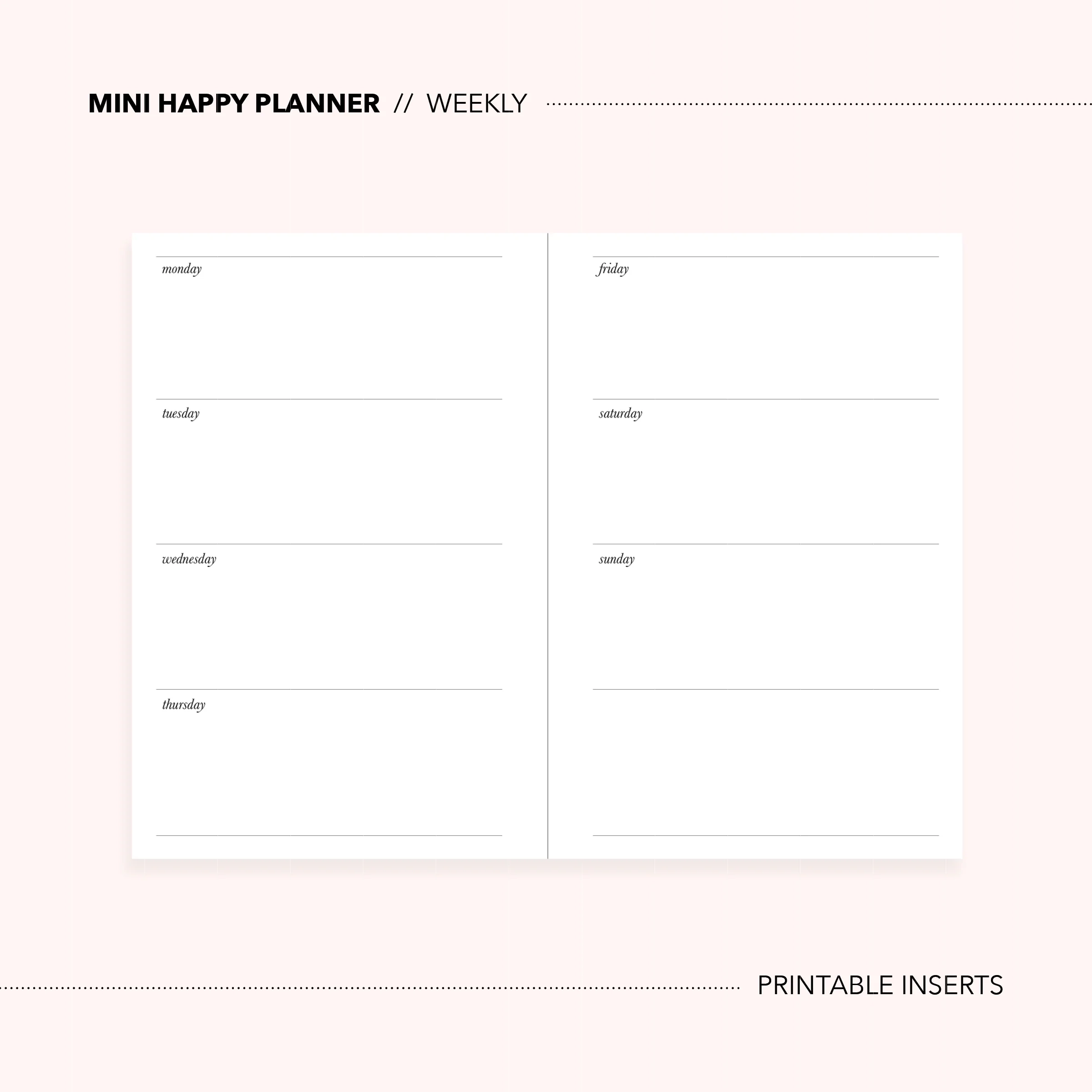 Mini Happy Planner Instant Download Planner Printable Inserts W Gabriela Elena Designs Mini Happy Planner Instant Download Planner Printable Inserts W Gabriela Elena Designs