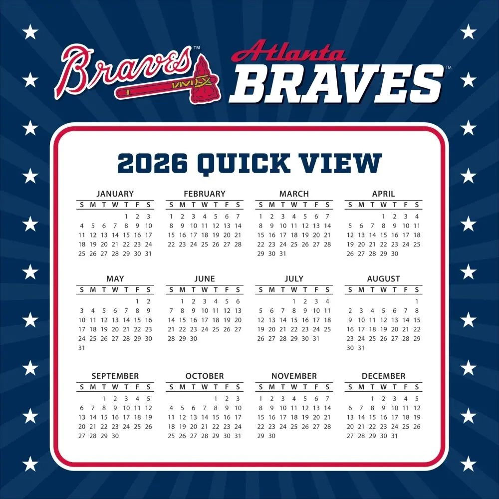 Braves Printable Schedule 2026