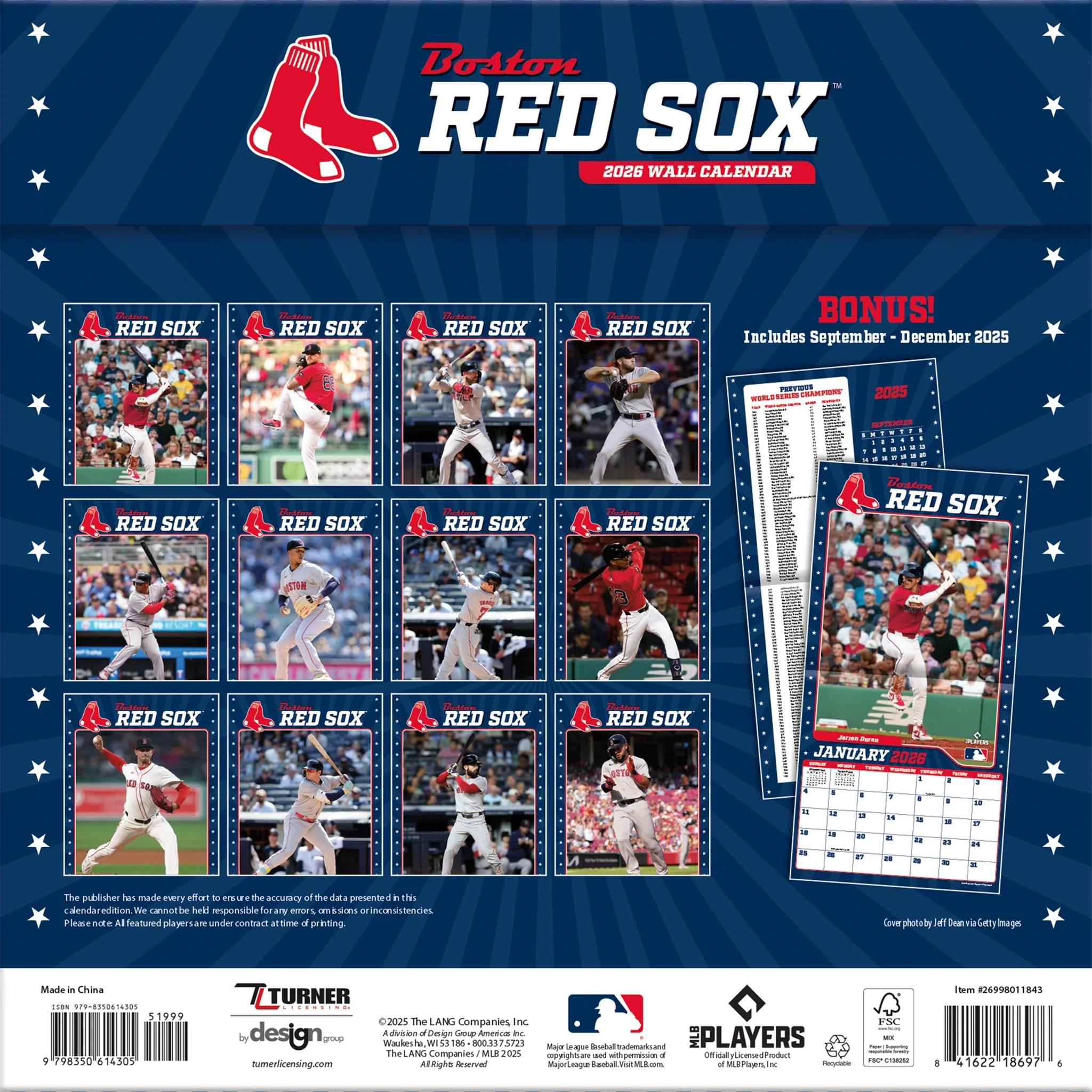 Boston Red Sox 2026 Printable Schedule
