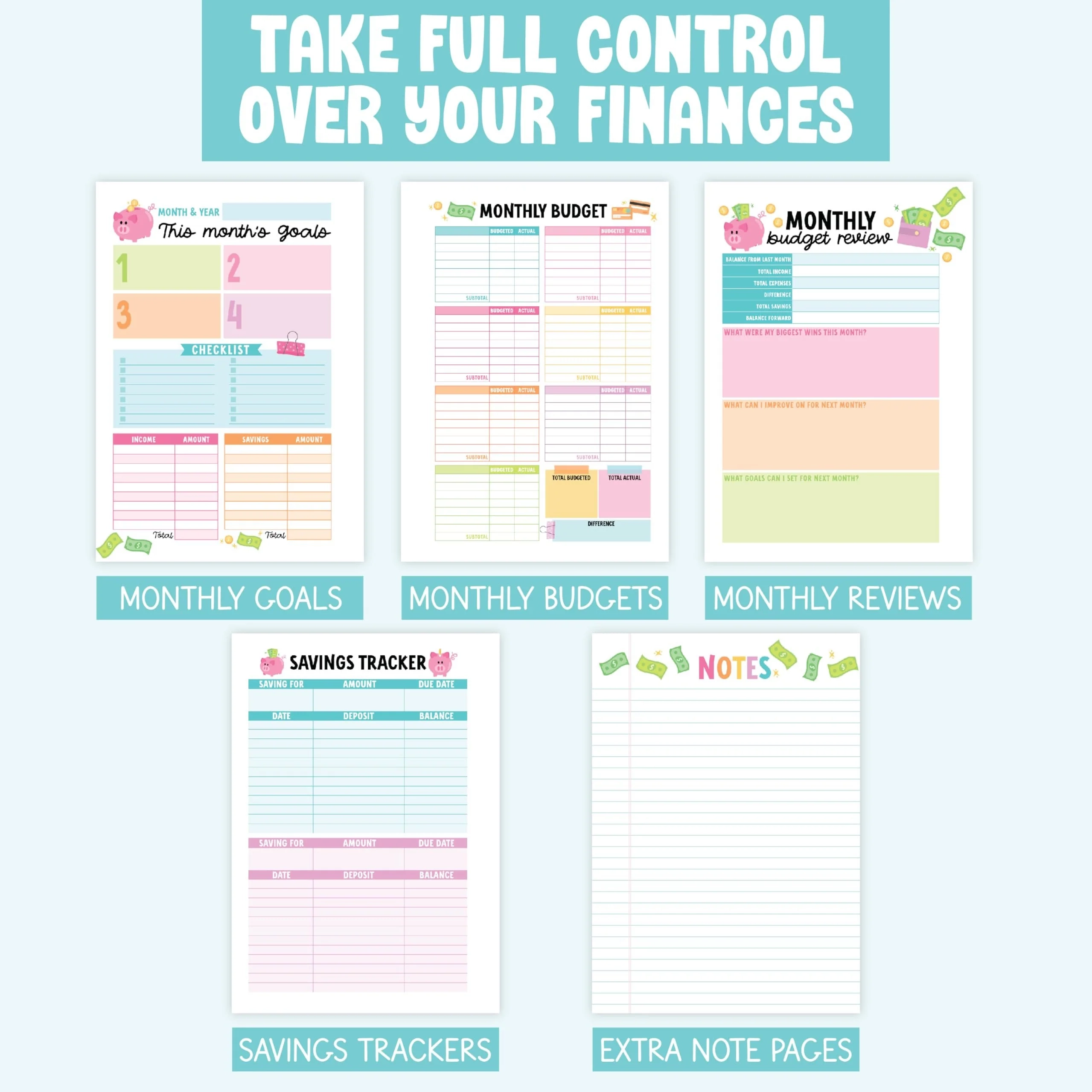 2026 Budget Planner Printable