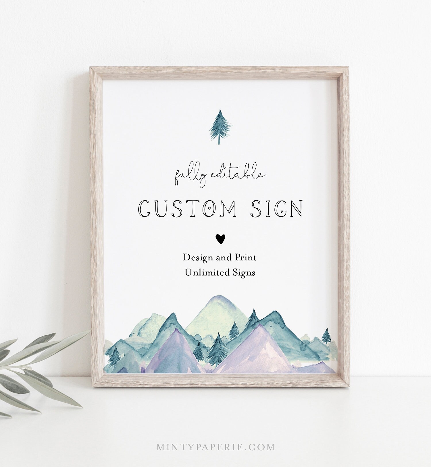 Printable Art Sign Template