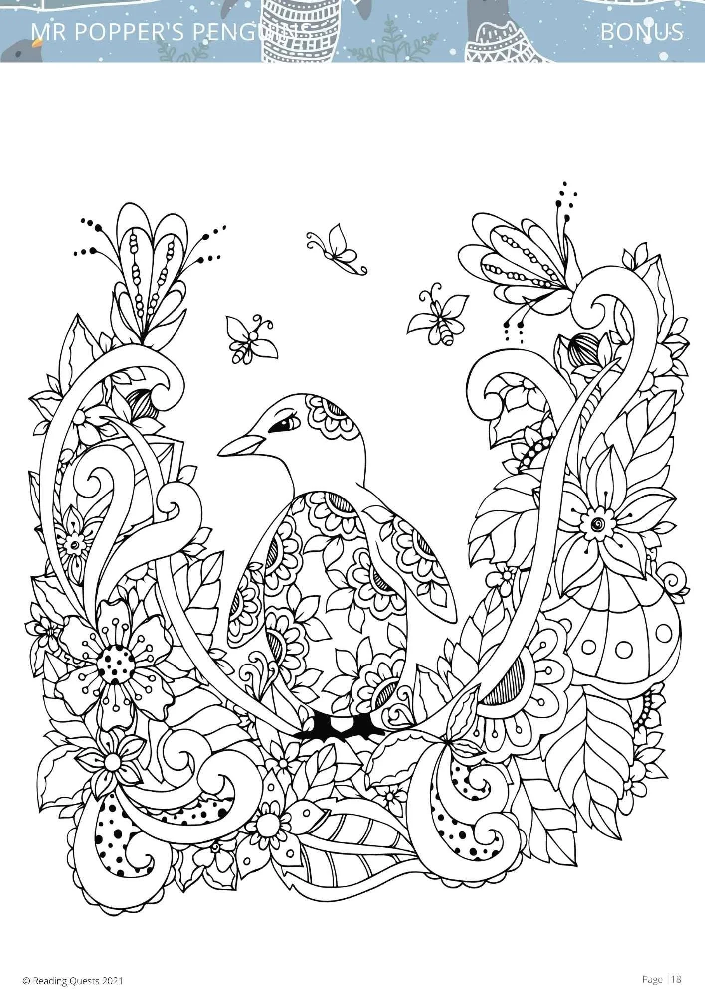 Mr Popper s Penguins Free Printables Reading Quests