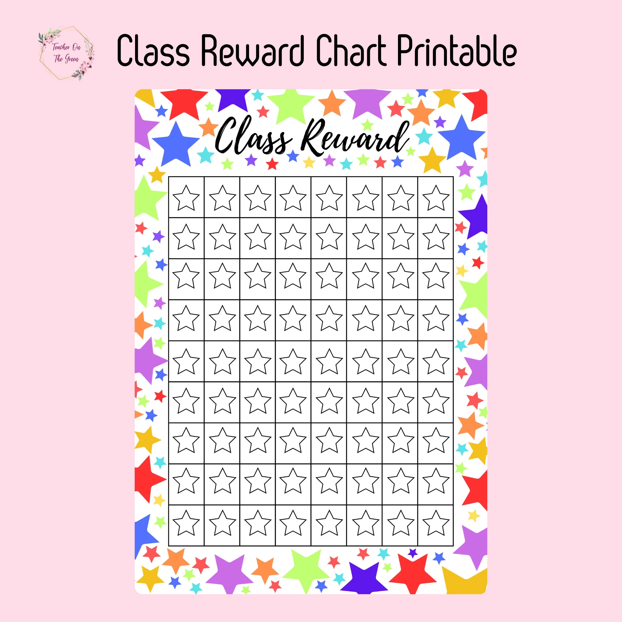 Class Reward Chart Printable
