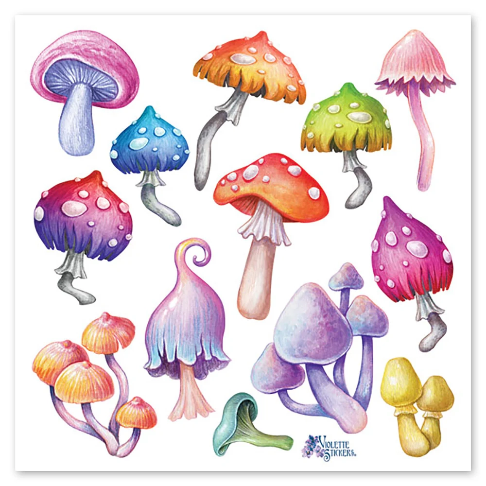 Mushrooms Stickers Sticker Planet