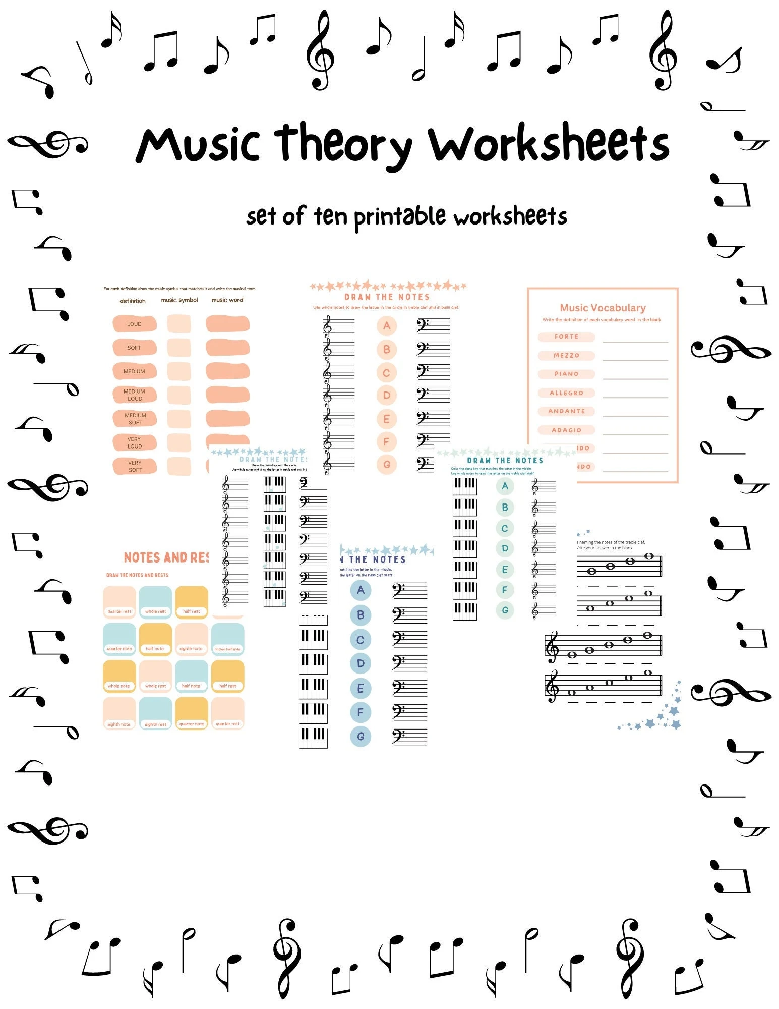 Elementary Music Quiz Printable