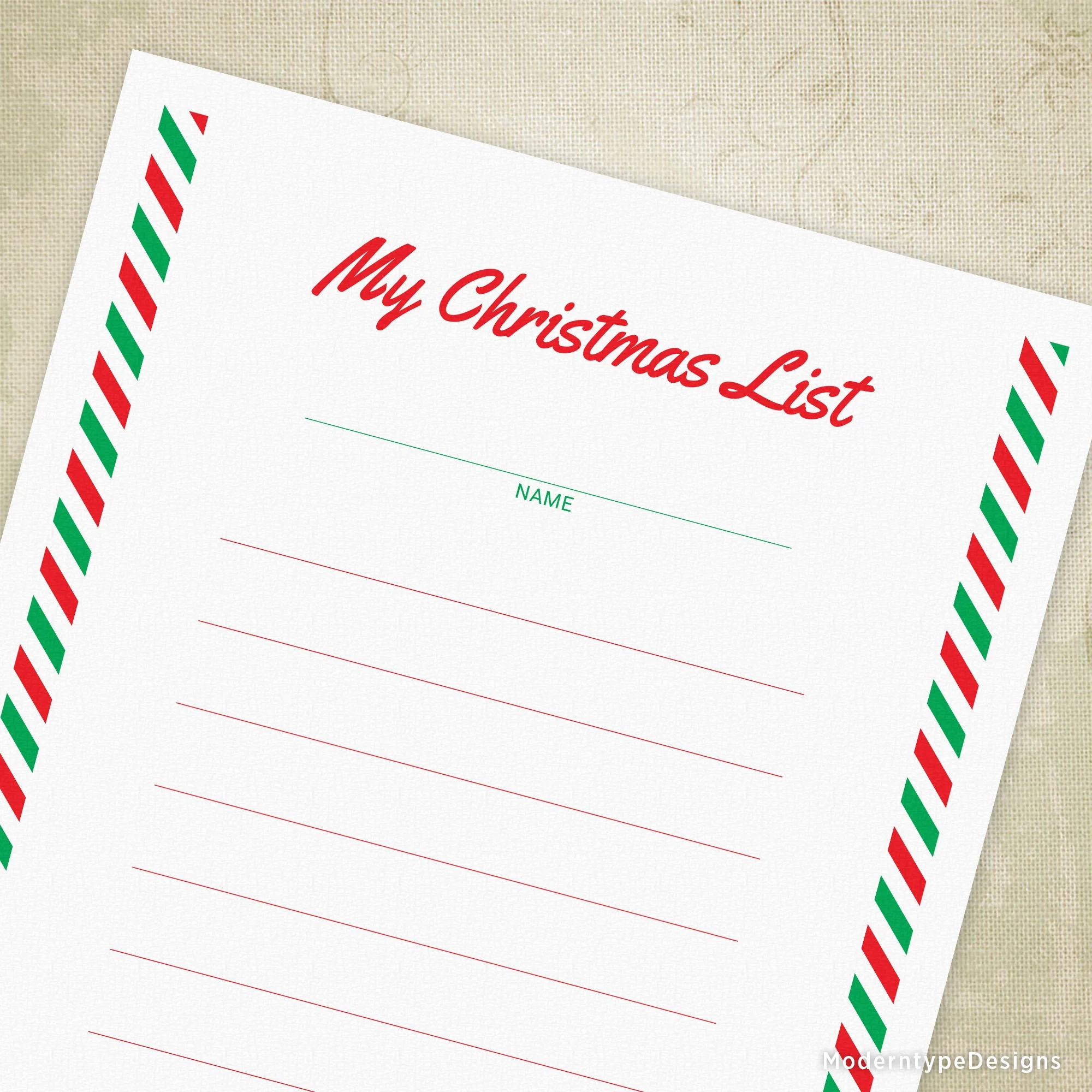 My Christmas List Printable My Christmas List Printable