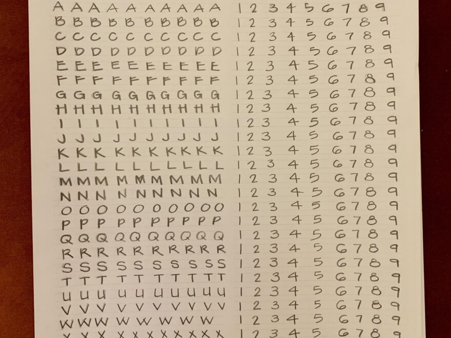 My First Time With An Architectural Lettering Sheet So Much Fun Lots Of Practice Ahead R PenmanshipPorn