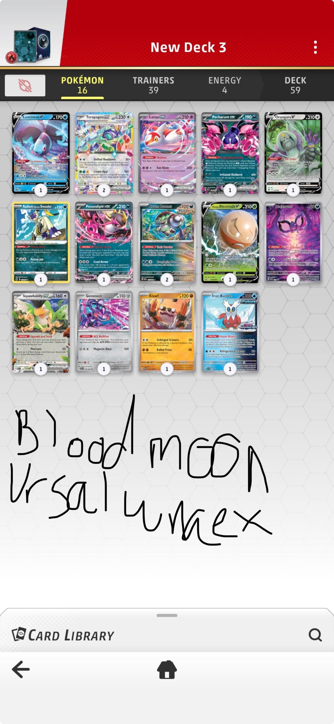 Need Some Ways To Work On This List Issues Below R PTCGL