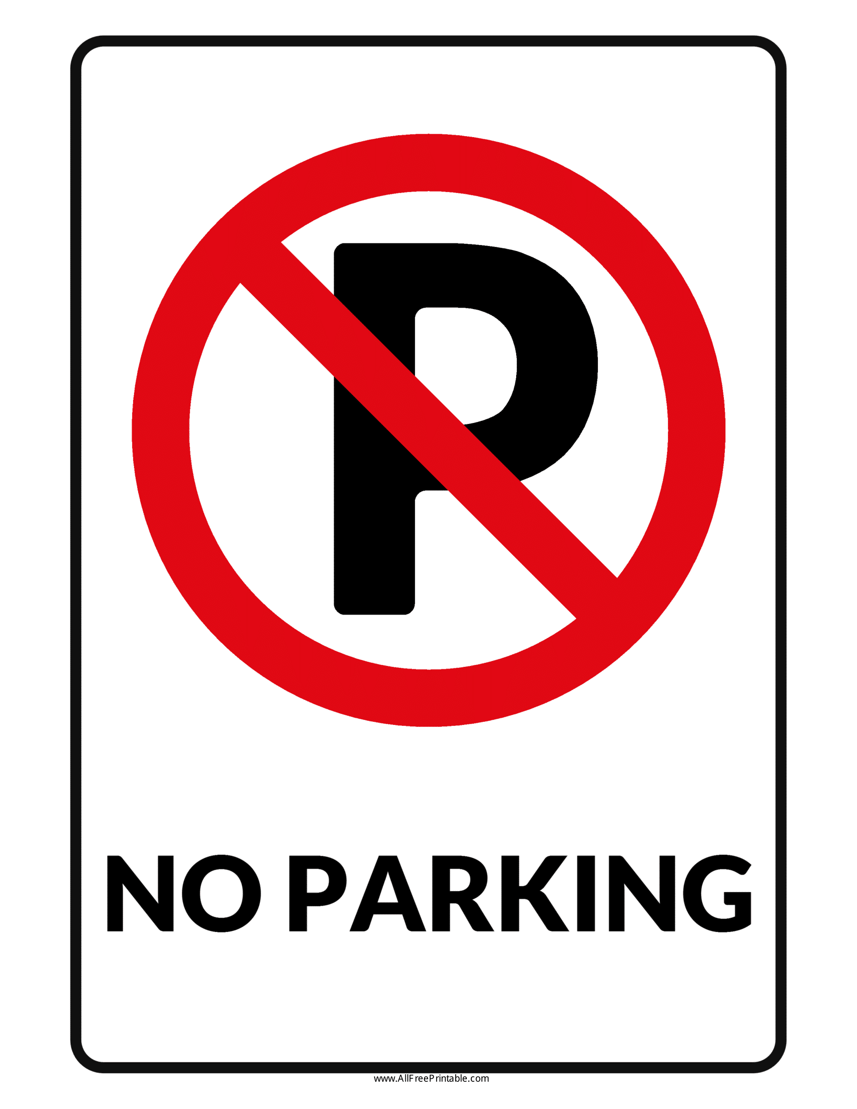 Free Printable Private Parking Signs