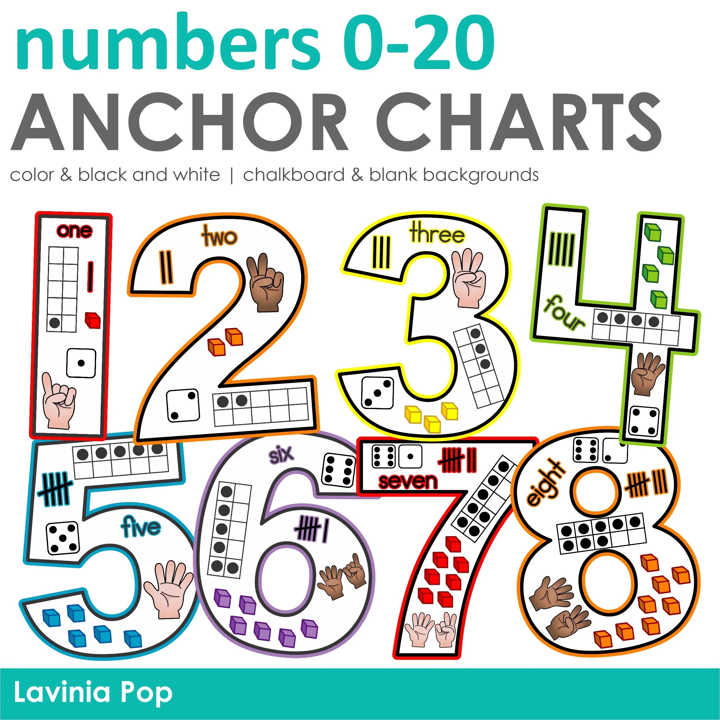 Kindergarten Printable Anchor Charts