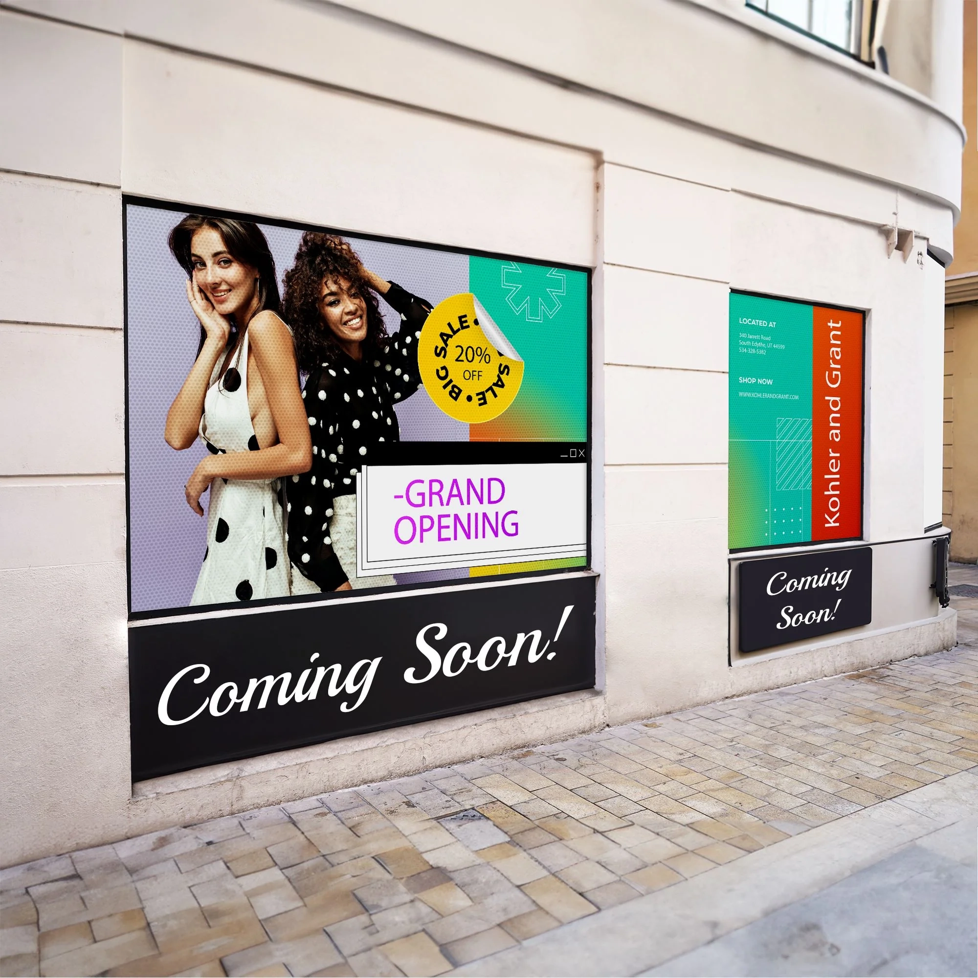 Printable Coming Soon Sign For Store