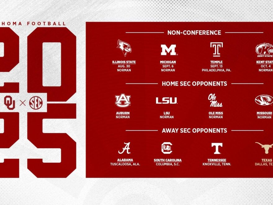 OU s 2025 Football Opponents Set University Of Oklahoma
