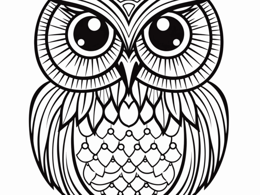 Owl Coloring Pages Free Printable Images With PDF Skip To My Lou Worksheets Library
