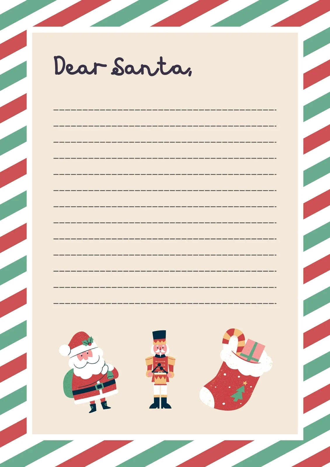 Santa Wish List Free Printable