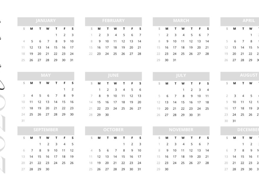 Page 4 Mod les De Calendrier 2026 Gratuits Imprimer Et Remplir Canva
