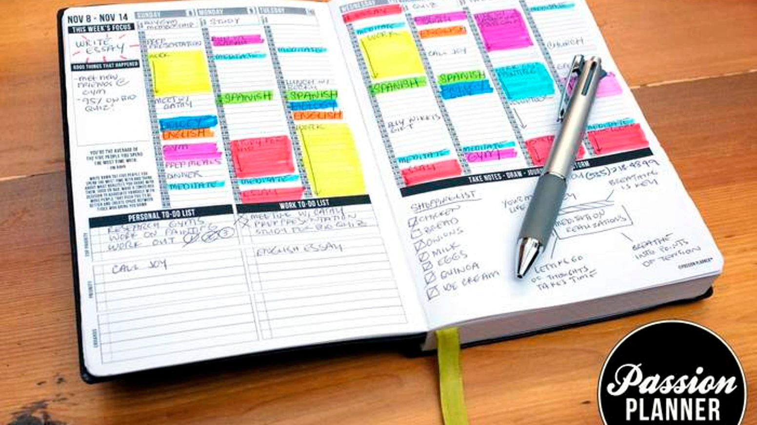 Passion Planner The One Place For All Your Thoughts By Angelia Trinidad Kickstarter