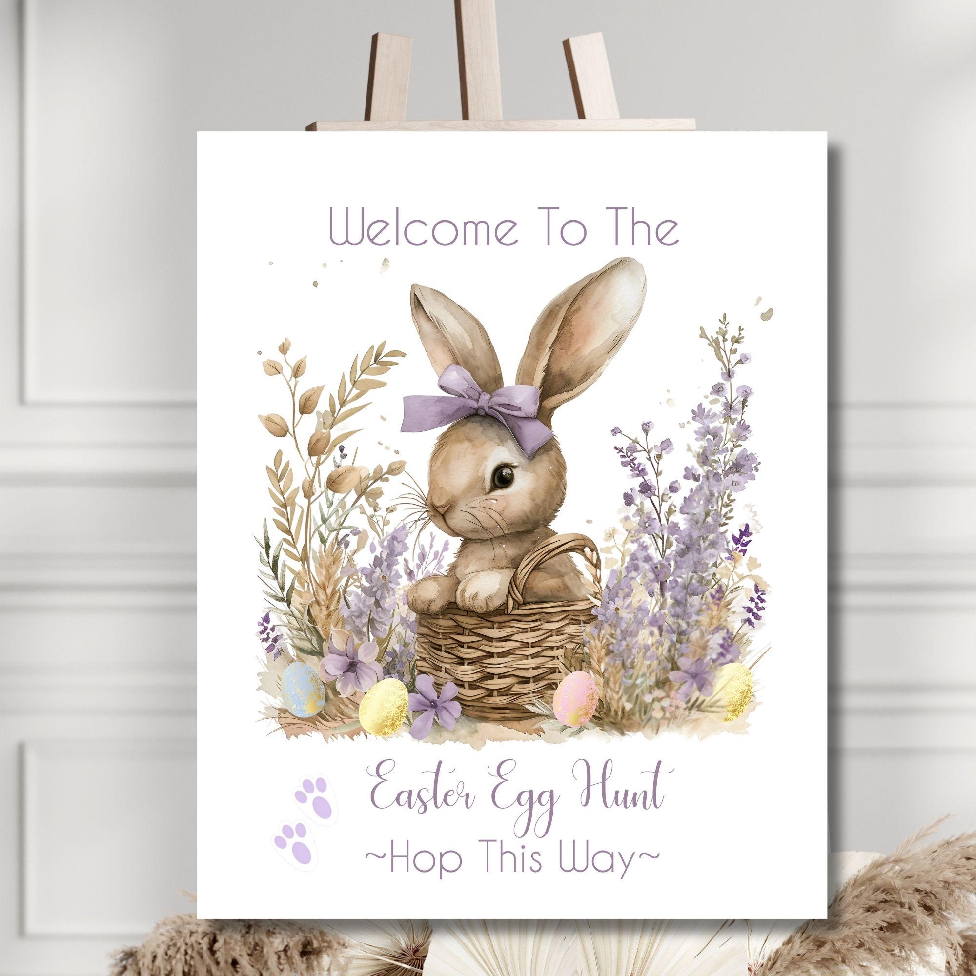 Hop This Way Printable Sign