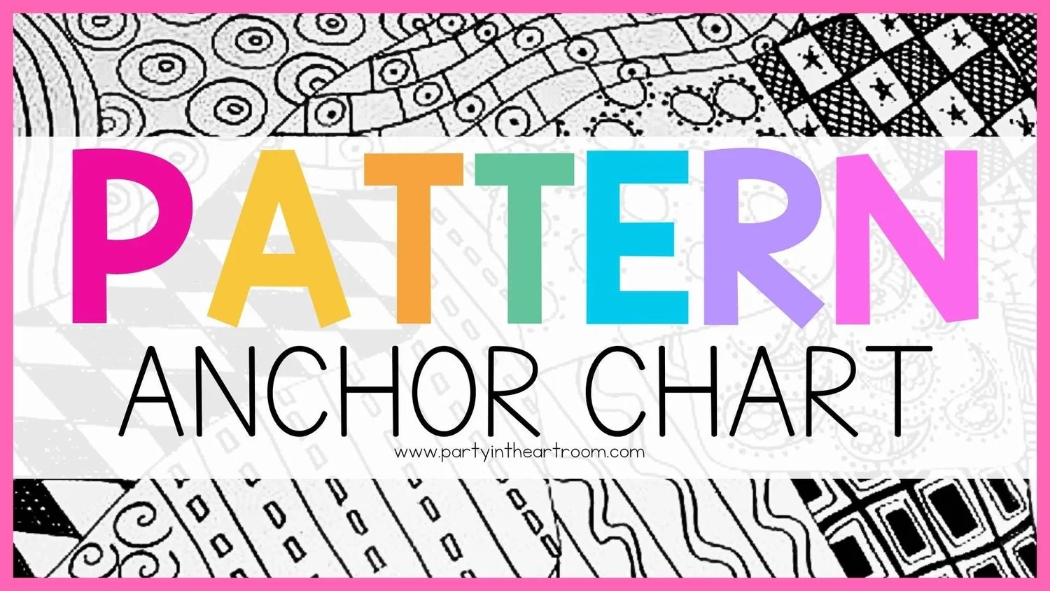 Patterns Anchor Chart For Creativity Party In The Art Room