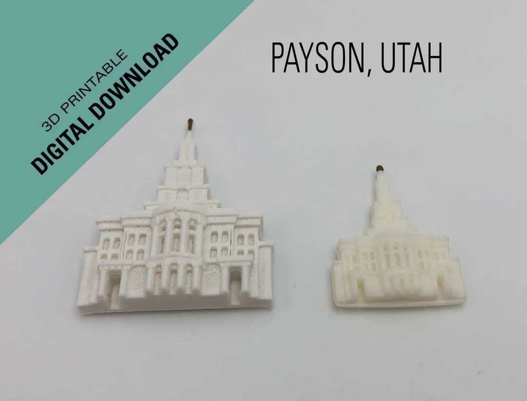 Payson Utah Temple Magnet Downloadable 3D Print STL Files To Print Your Own Two Different Sizes One For A Cupcake Topper Lds Party Etsy Payson Utah Temple Magnet Downloadable 3D Print STL Files To Print Your Own Two Different Sizes One For A Cupcake Topper Lds Party Etsy