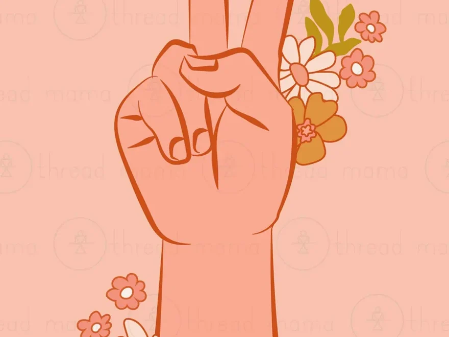 Peace Hand Printable Poster