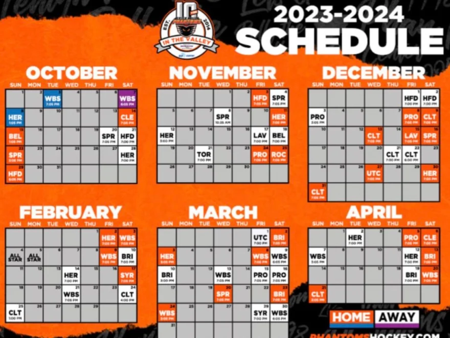Phantoms Release 2023 24 Schedule