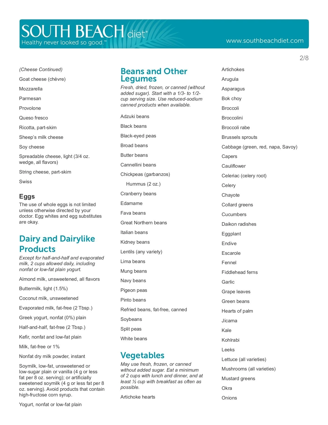 Phase 1 Foods To Enjoy Everyday Health Pages 1 8 Flip PDF Download FlipHTML5