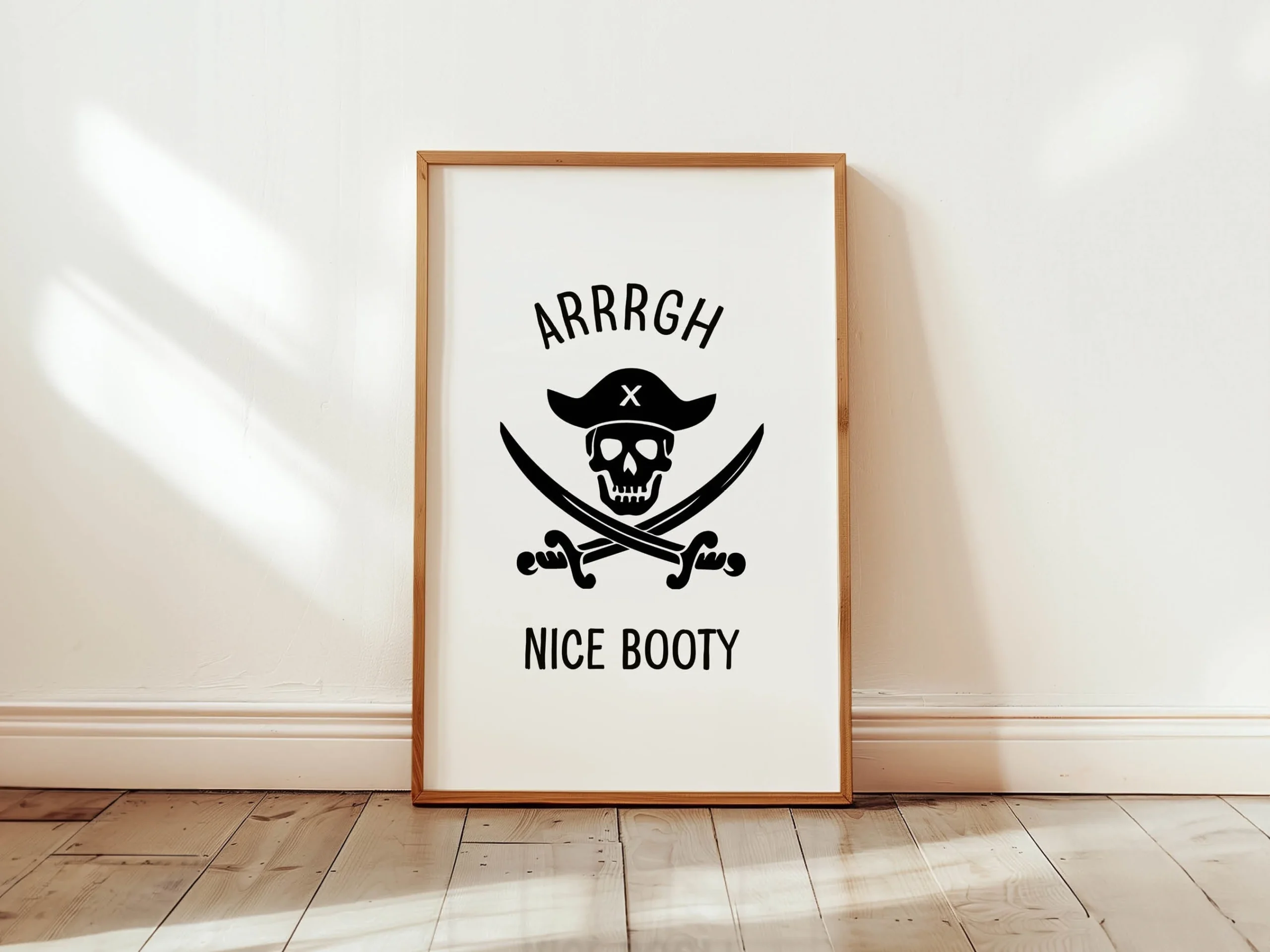 Printable Pirate Booty Sign
