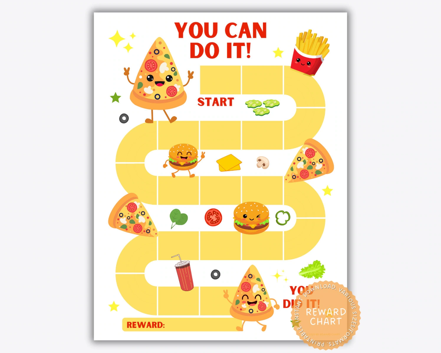 You Can Do It Printable Chart