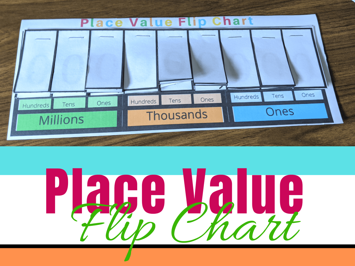Free Printable Place Value Flip Chart