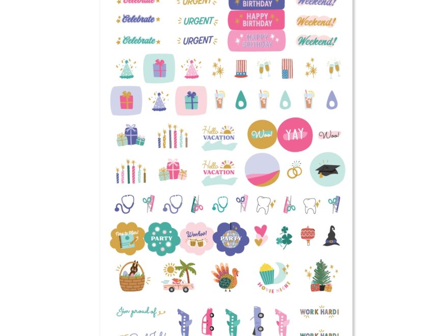 Plum Paper Essential Stickers