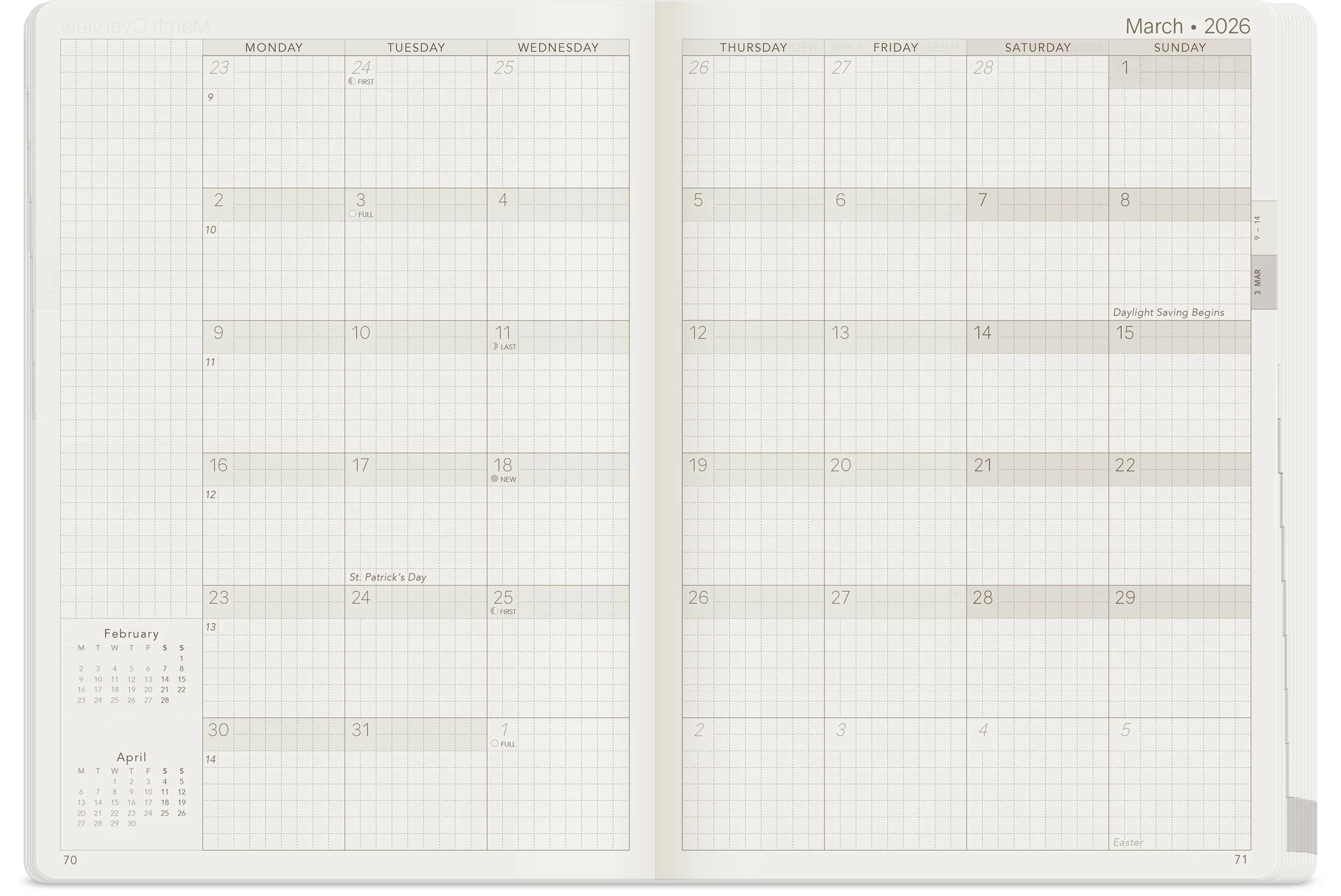 A5 Weekly Planner 2026 Printable