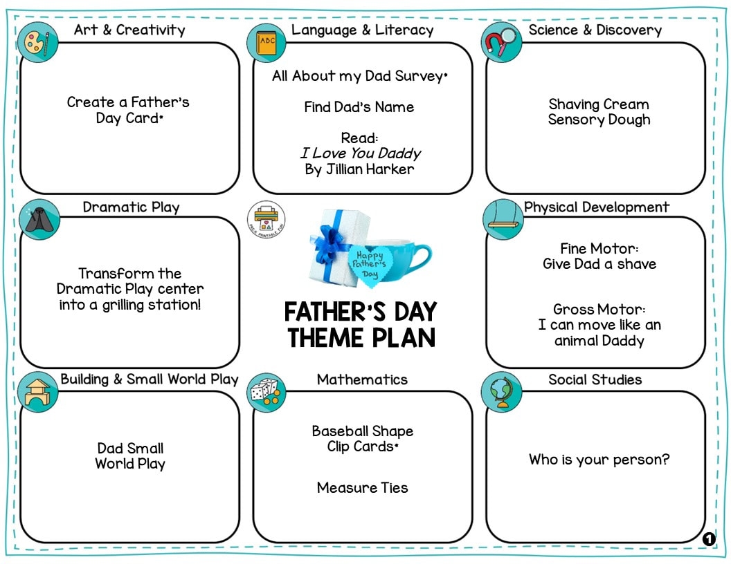 Dad Players Guide Printable
