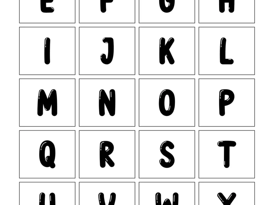 Printable Abc Alphabet Printable Party Favors