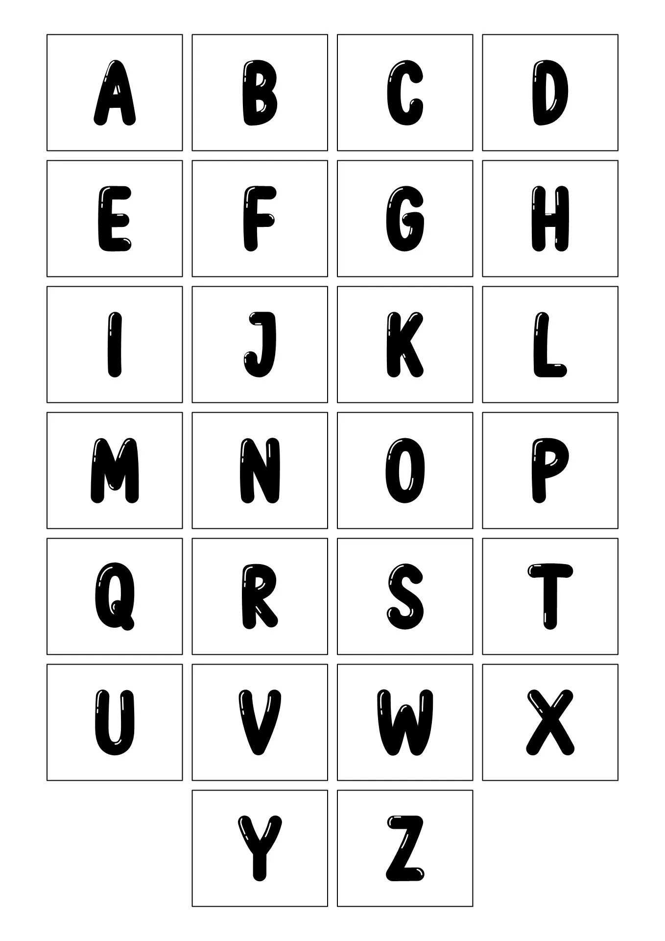 Printable Abc Alphabet Printable Party Favors